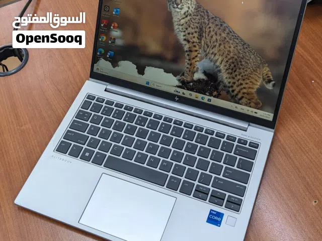 HP EliteBook 13th Gen Touch Screen Metallic Body Core i5(12 CPUs)16GB RAM FREE Bag, Mouse