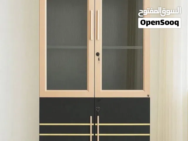 مكتبة خشبية 2باب . مكتبة خشبية 3باب