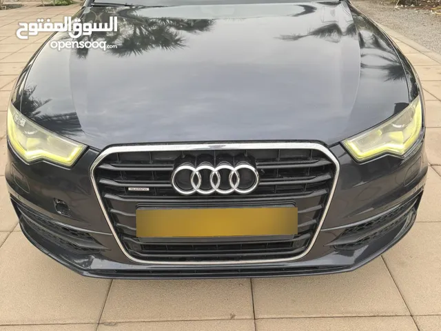 اودي A6 s line 2013 للبيع المستخدم الاول سيارة نظيفة جداً