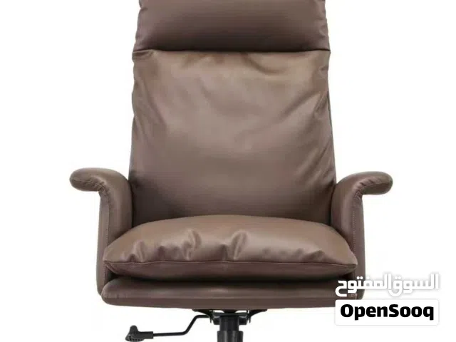 Luxury Brown Leather Executive Office Chair – Premium Comfort, Elegant Design & Durable  for Manager