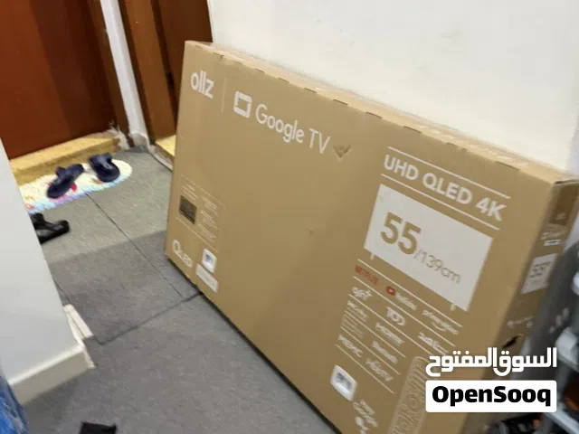 NEW 55” Ollz 4K Smart TV 110KD with Wall Mount Free