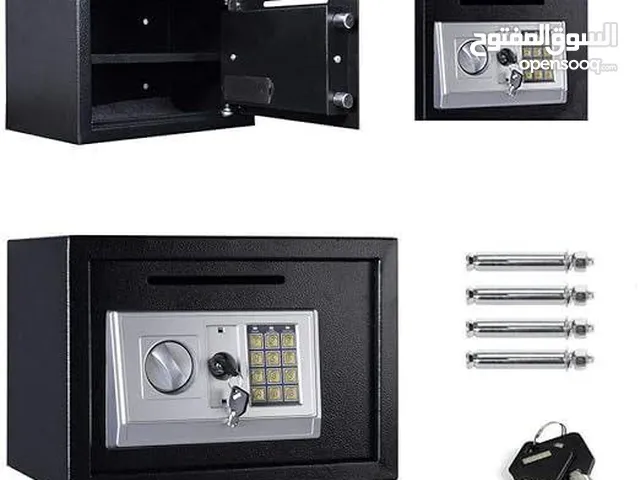 خزنة إلكترونية رقمية صغيرة آمنة من RUBIK  صندوق لحفظ الودائع   قفل بلوحة مفاتيح إلكترونية و