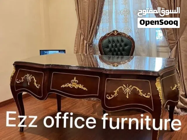 مكتب خشب زان احمر روماني مطعم نحاس صافي