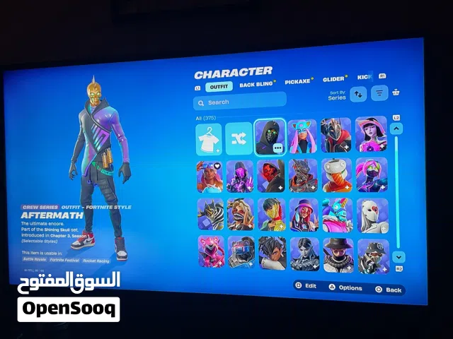 Fortnite account 400 skins. 300 backblings and 300 pickaxe and 800 emotes Payment cliq