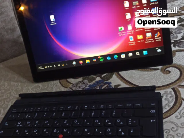 لاب توب ثنك باد لينوفو x1 مستعمل شاشة 13انج لمس شاشه منفصلة عن الكيبورد نظام وندوز 11