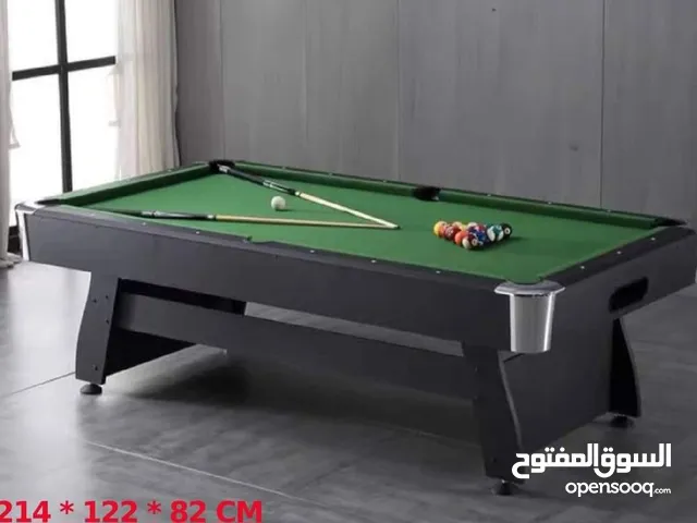 طاولة بلياردو مستعملة 11 شهر فقط طابات مثلث دون اساتيك