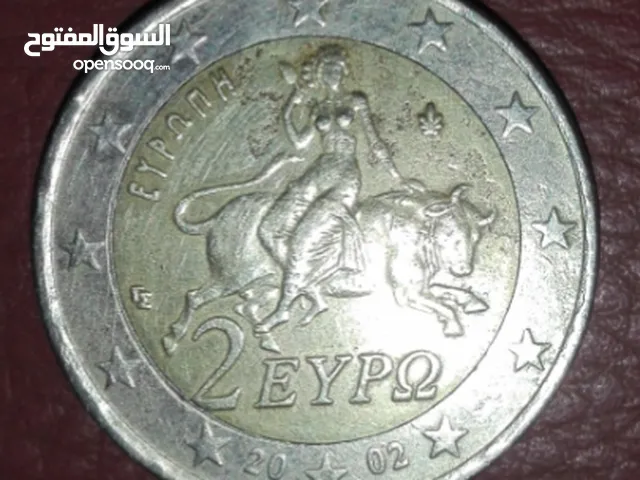 عملة 2  يورو اليونان لعام 2002