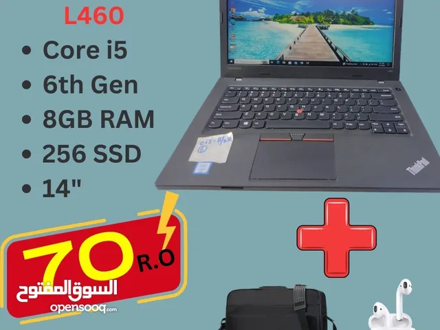 Lenovo Core i5 6th Gen, 8Gb Ram , 256 ssd with gifts