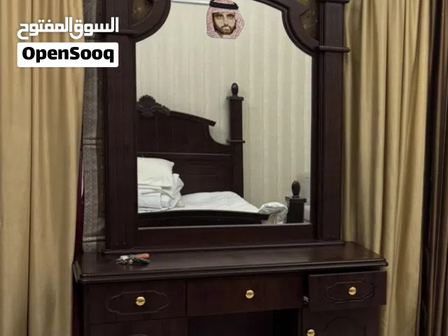 Elegant Dark Wood Dresser with Mirror