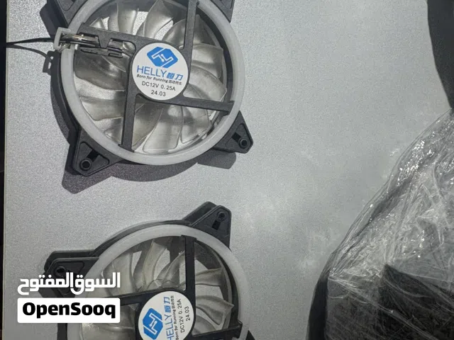 مرواح RGB ألوان متعددة الألوان من دون أكمام أو لون أزرق