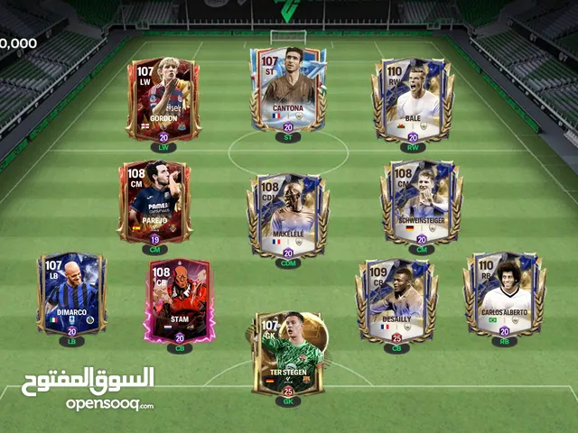 بيع حساب فيفا موبيل اوفر 109 + مستوي 76