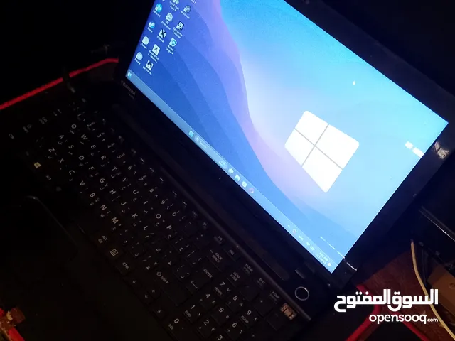 لابتوب توشيبا للبيعه لخدمه و العاب زي gta va وcall of duty مواصفات في وصف