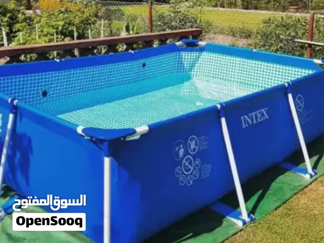 بركة سباحة INTEX استخدام بسيط معها غطاء ( cover ) جديد