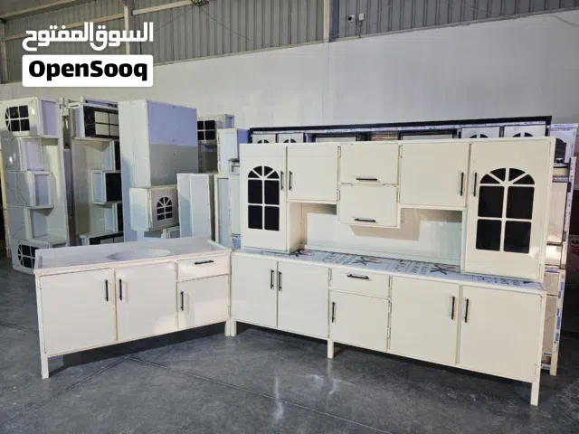 كاونتر المنيوم قياس مترين ونص مع سنك متر ونص