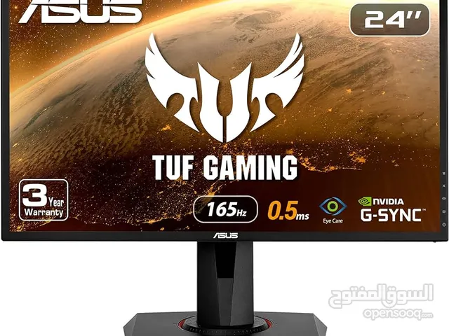 ASUS VG248QG 24" G-SYNC Gaming Monitor 165Hz 1080p 0.5ms Eye Care with DP HDMI DVI,Black