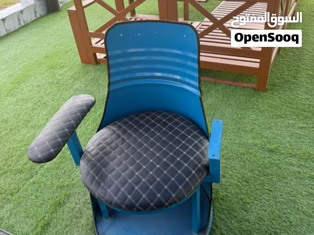 طقم جلسة خارجية كراسي براميل راقية - Premium drum furniture set