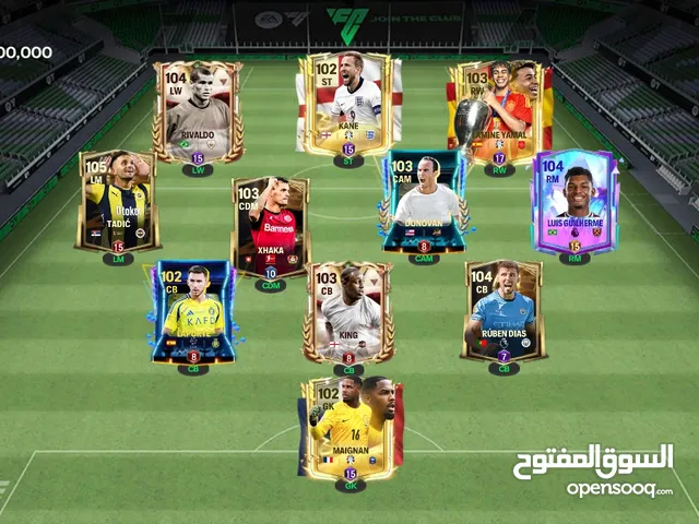 حساب فيفا أوفر 104فوق الممتاز