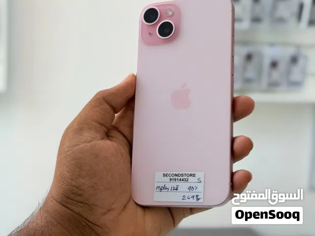 Used Pink iPhone 15 Plus with 128GB Storage in Good Condition