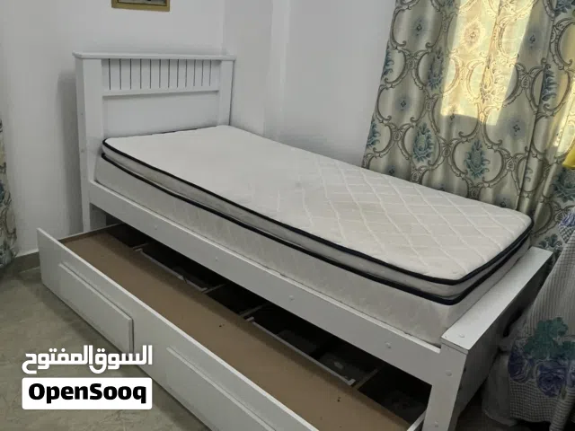 Single Bunk bed for two people with mattress
