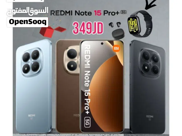 Redmi note 15 Pro Plus 5G + 512GB 12Ram  احصل على هدية ساعة وسماعة
