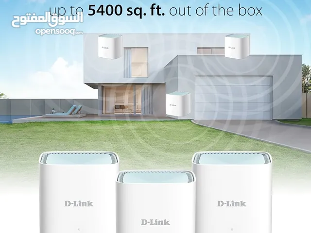 D-Link M15/3, Eagle Pro AI Mesh WiFi 6 Router System (3-Pack) - Multi-Pack for Smart Wireless Intern