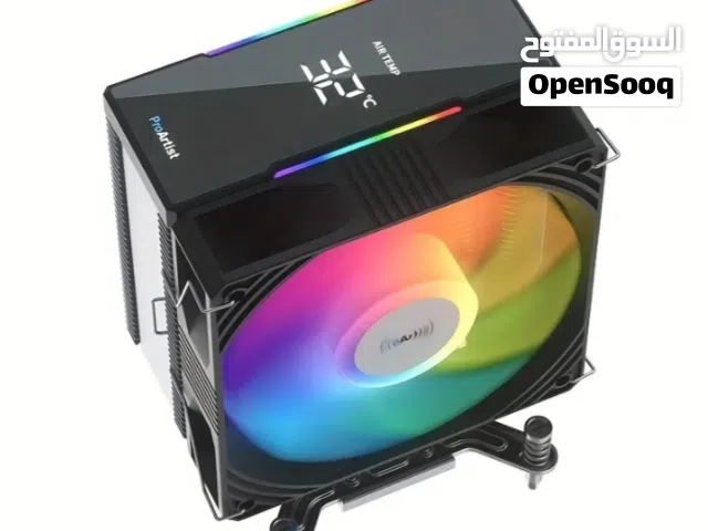 ProArtist U400 CPU Air Cooler – With Temperature Display & ARGB