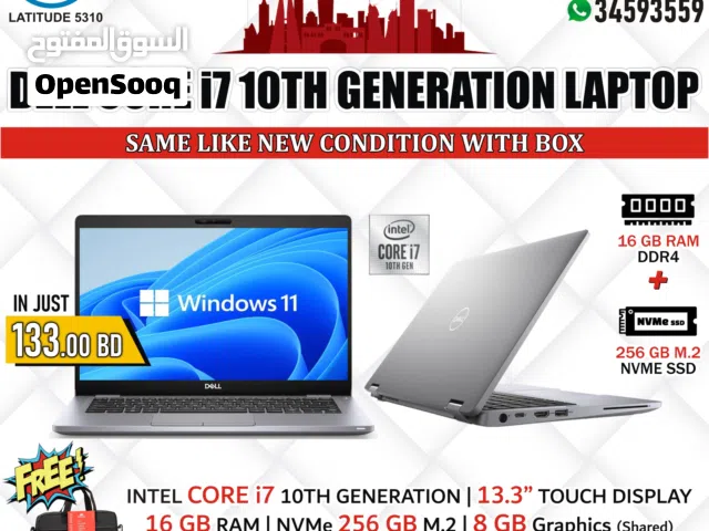 10th Generation DELL Core i7 Laptop (Same Like New) 16GB RAM + 512GB SSD (FREE BAG MOUSE)