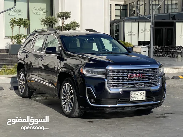 GMC ACADIA DenaLi 2021 3600cc ستة سلندر  تم تنزيل السعر  لغرض السفر