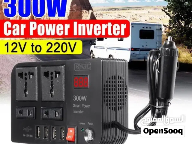 محول انفيرتر من 12V لل 220V بقوة 300 واط