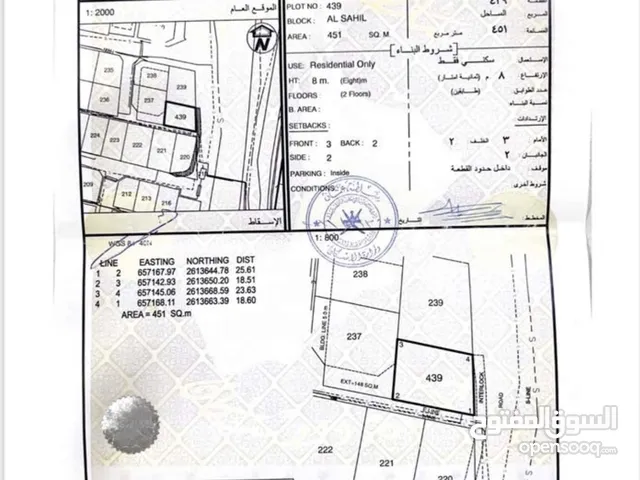 Residential Land for Sale in Muscat Darsait