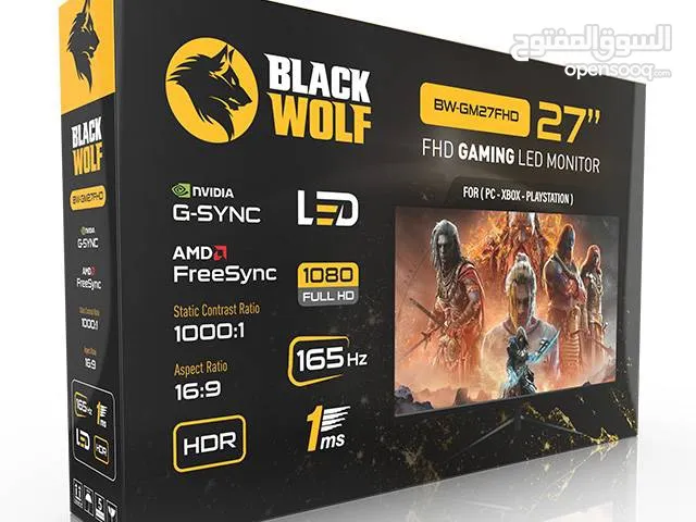 شاشة جديده للبيع فتحتها لكيتها جبيره ورجعتها بالكارتون black wolf 27