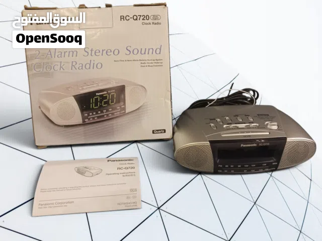 Panasonic  AM/FM Dual Alarm Clock Radio راديو بناسونيك مع ساعه منبه موجتين  AM . FM جديد تم جديد تما