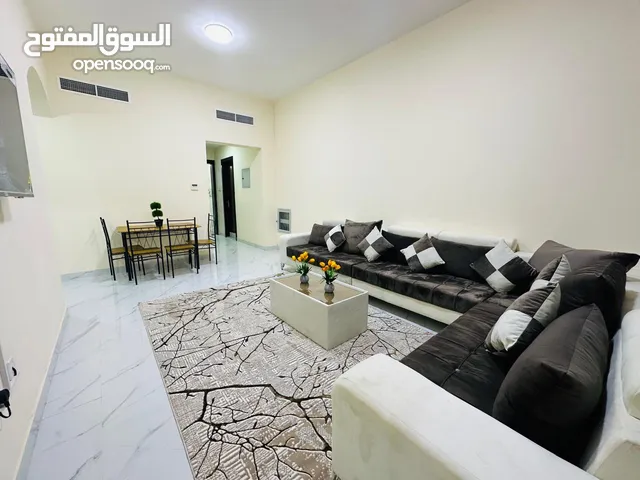 F3 / غرفة وصالة للايجار الشهري المفروش في عجمان - شامل الفواتير - فرش جديد بالكامل - في الراشدية 3