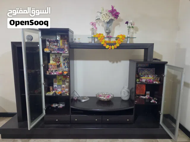 good woodden living room showcase units sturdy