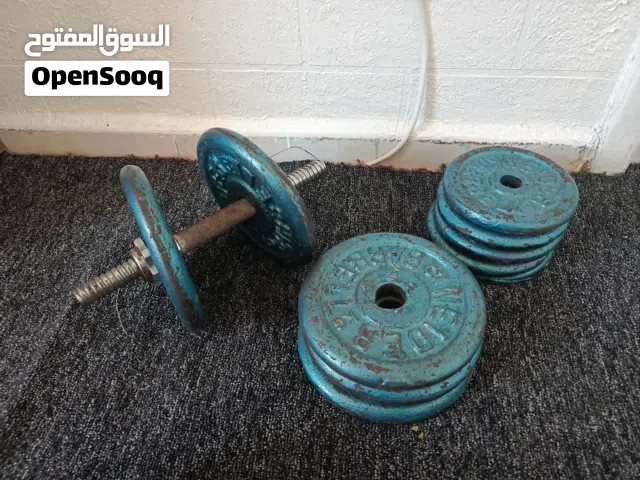 اثقال 37 كيلو مع دامبلز