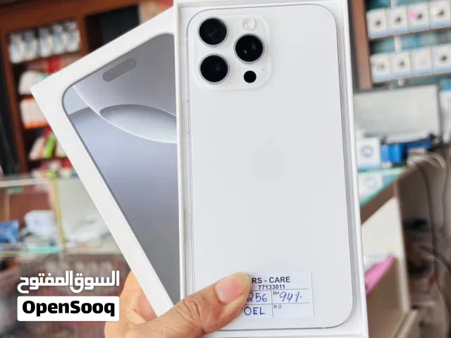 iPhone 16 Pro Max, 256gb White Titanium Arabic