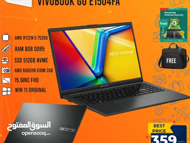 لابتوب ايسوس رايزن 5 Laptop Asus Ryzen 5 مع هدايا بافضل الاسعار