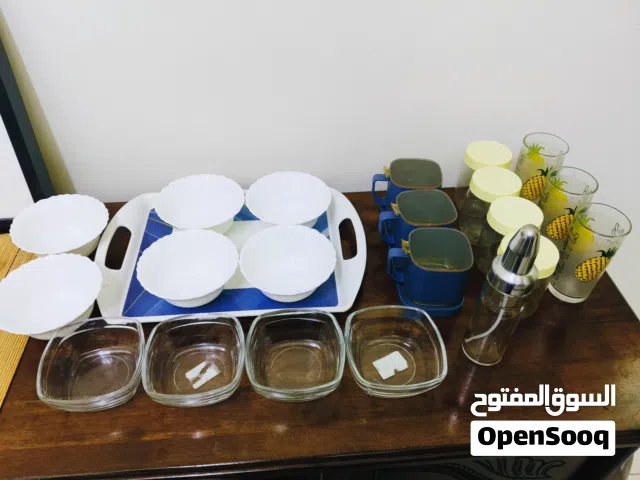 bowls and spice jars