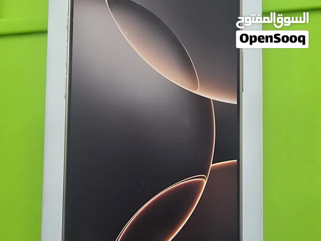 ابفون 16 بروماكس 256 جيجا صحراوي بطاريه 100% نظيف جدا كفاله 8 شهور ابل