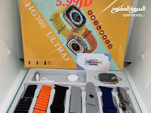احدث بكج ساعة ذكية الجيل التاسع الافضل والمكفولة مع 7 كستك حديد والاترا وعادي وكفالة خطية