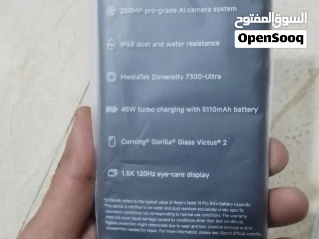 Xiaomi Redmi Note 14 Pro 5G 256 GB in Alexandria