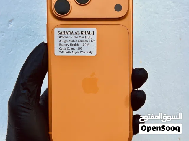 iPhone 17 Pro Max 256Gb Cosmic Orange Used BT-100%, 7 Month Apple Warranty