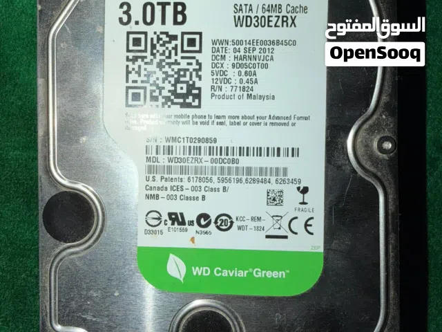 Wd 3 terabytes هارد ديسك