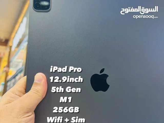 iPad pro 5th Gen 12.9 inch  M1  256GB + Sim Supported  WhatsApp