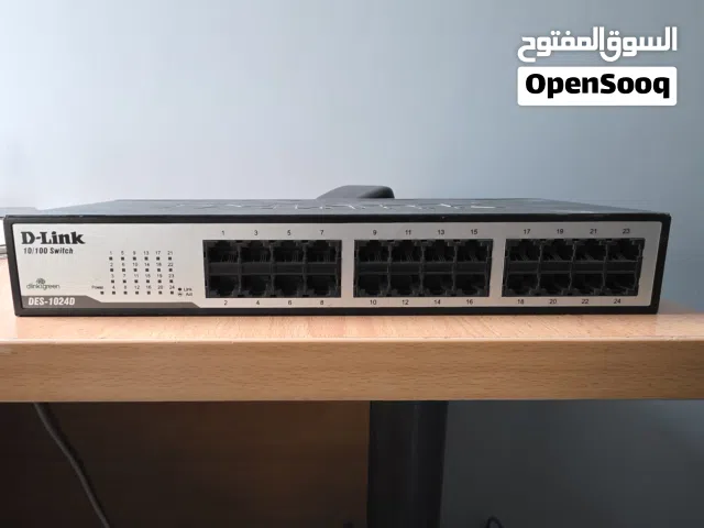 موزع شبكة مستعمل بحالة جيدة 24 مخرج  D-Link DES-1024D 24-Port Unmanaged Ethernet Desktop Switch