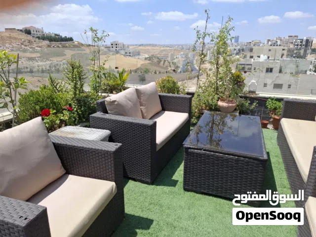 DELUXE FURNISHED ROOF  WITH  AMAZING VIEW  روف مميز مفروش بإطلالة رائعة للإيجار العائلي(ربوة عبدون)