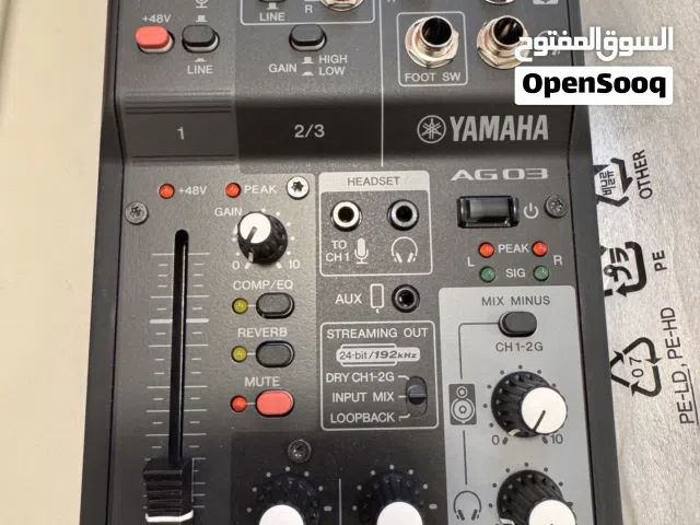 Yamaha AG03 MK2 Mixer / Audio Interface – Like New