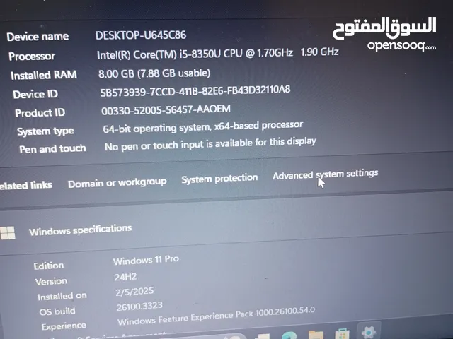 لابتوب ديل generation 8