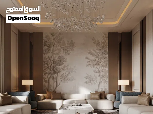 ( خصم 50% على التصميم ) تصميم و تنفيذ جميع الديكورات الداخلية