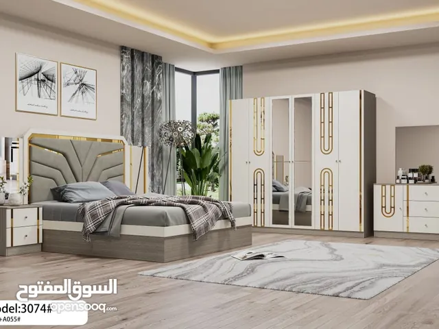 غرف نوم 7قطع شامل تركيب ودوشق الطبي مجاني